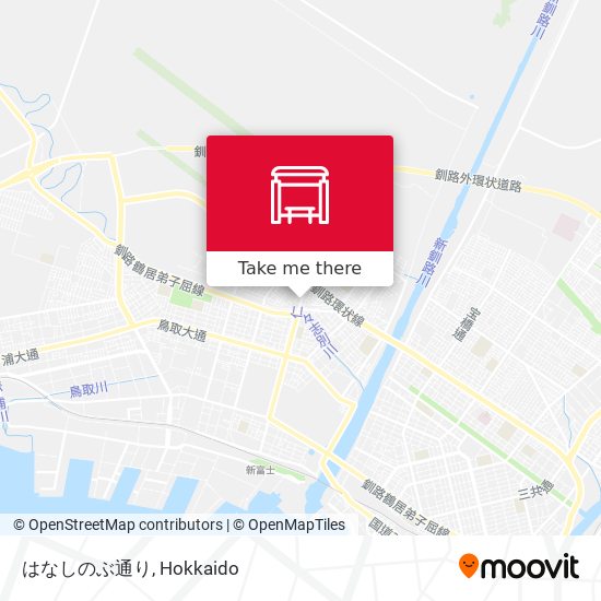 はなしのぶ通り map