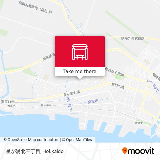 星が浦北三丁目 map