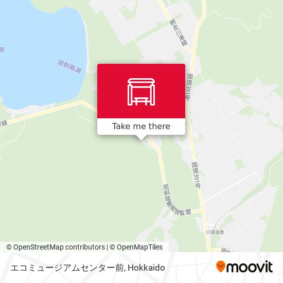 エコミュージアムセンター前 map