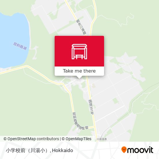 小学校前（川湯小） map