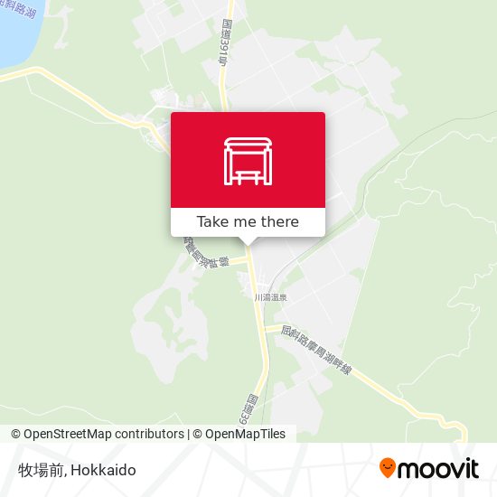 牧場前 map