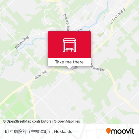 町立病院前（中標津町） map