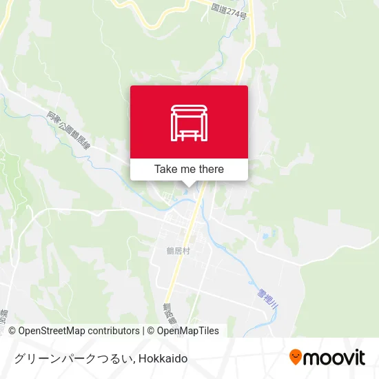グリーンパークつるい map