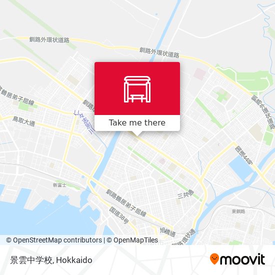 景雲中学校 map