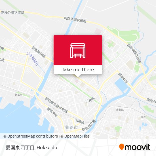 愛国東四丁目 map