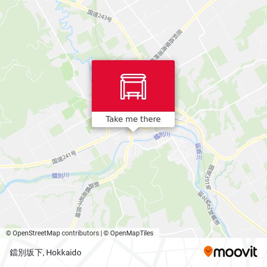 鐺別坂下 map