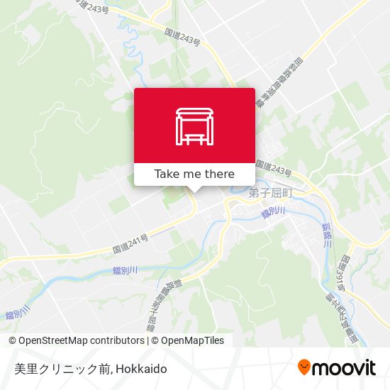 美里クリニック前 map