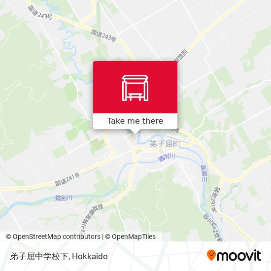 弟子屈中学校下 map