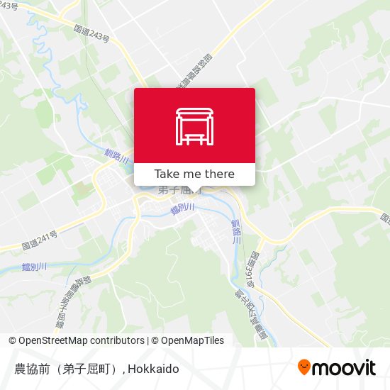 農協前（弟子屈町） map