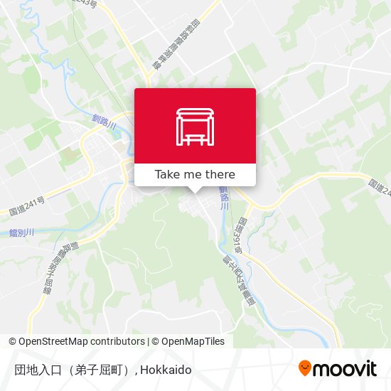 団地入口（弟子屈町） map