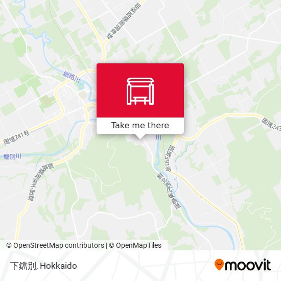 下鐺別 map