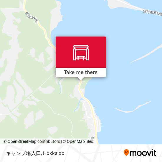 キャンプ場入口 map