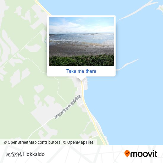 尾岱沼 map