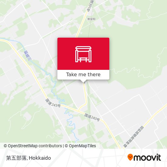 第五部落 map