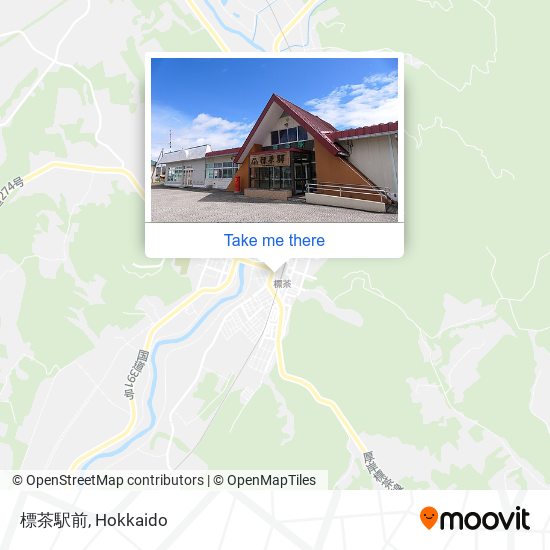 標茶駅前 map