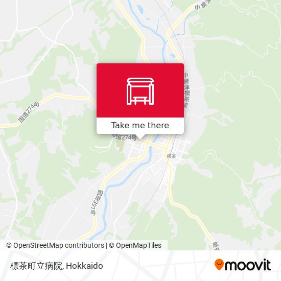 標茶町立病院 map