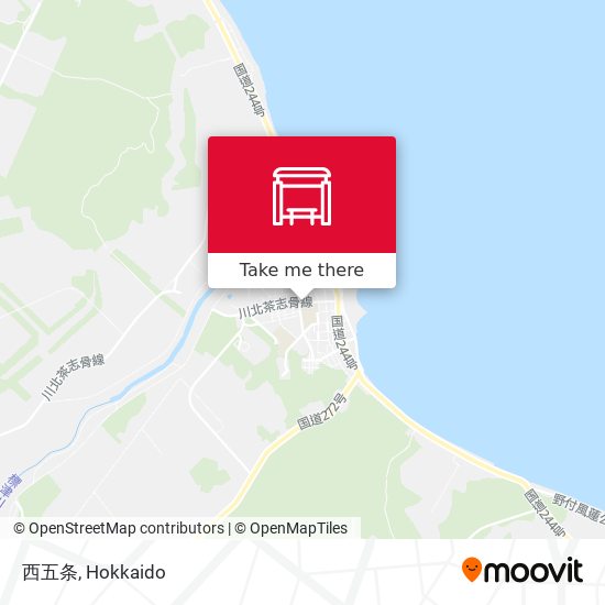 西五条 map