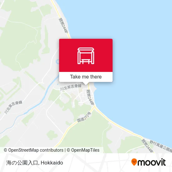海の公園入口 map