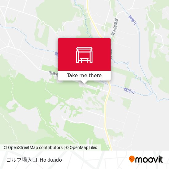 ゴルフ場入口 map