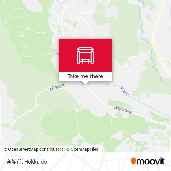会館前 map