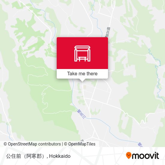 公住前（阿寒郡） map