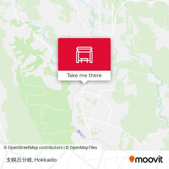 支幌呂分岐 map