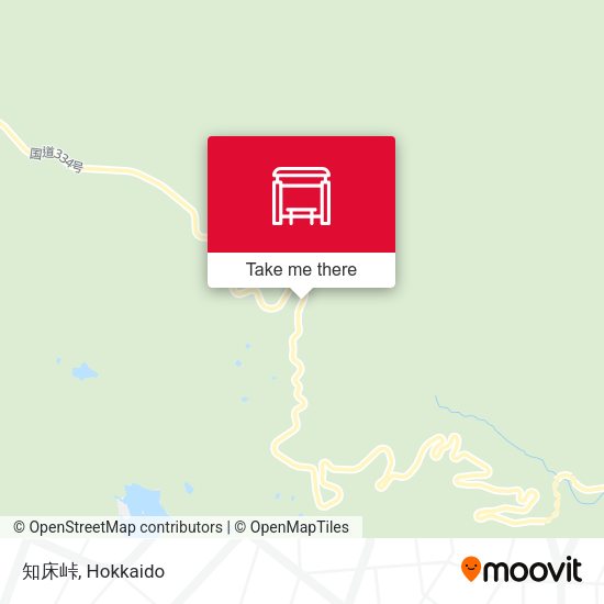 知床峠 map
