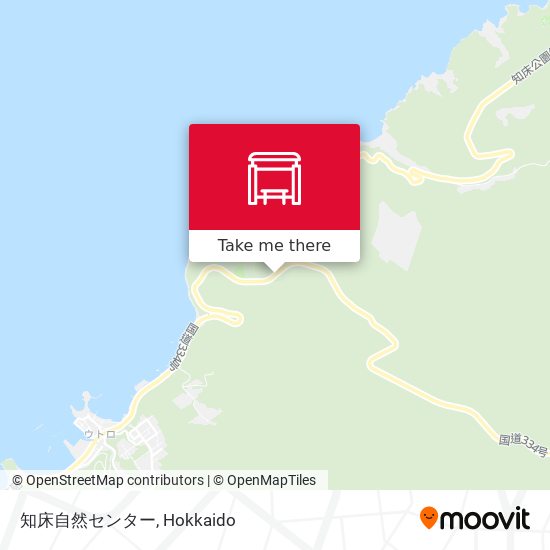 知床自然センター map