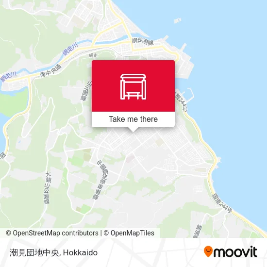 潮見団地中央 map