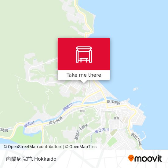 向陽病院前 map