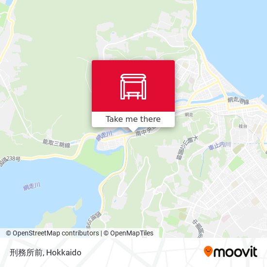 刑務所前 map