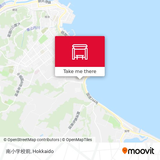 南小学校前 map