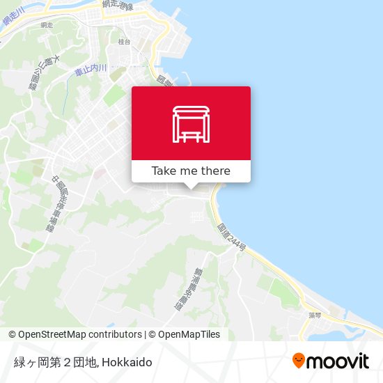緑ヶ岡第２団地 map