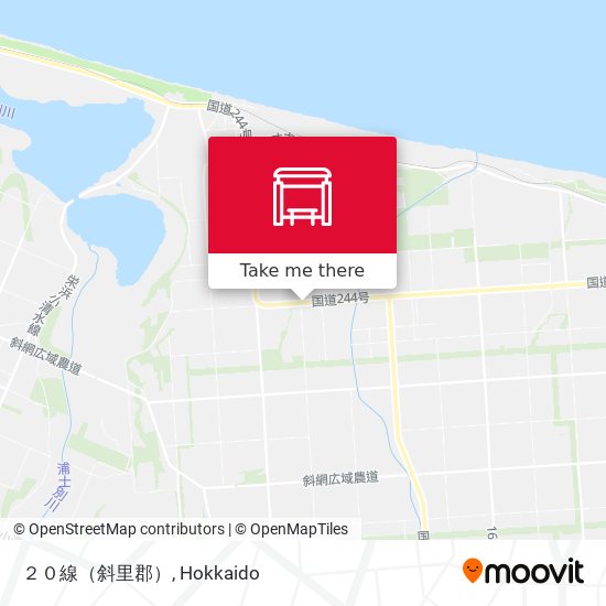 ２０線（斜里郡） map