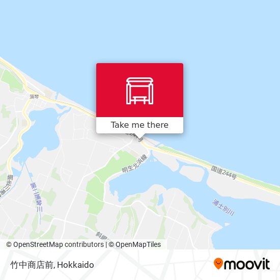 竹中商店前 map