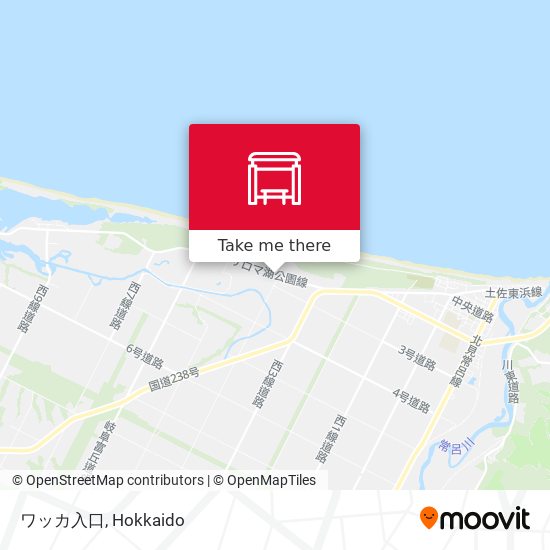 ワッカ入口 map