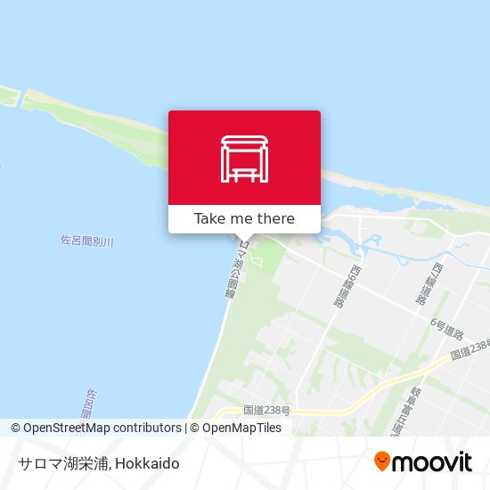 サロマ湖栄浦 map