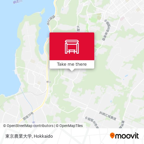 東京農業大学 map