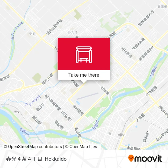 Shunko 4-jo 4-chome map