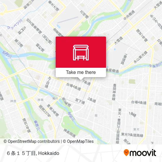 ６条１５丁目 map