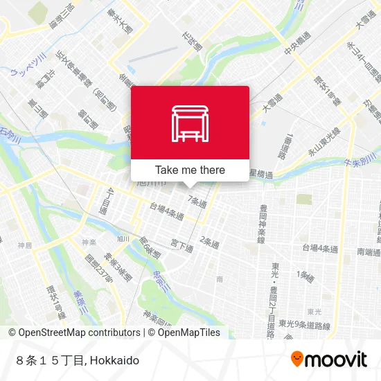 ８条１５丁目 map