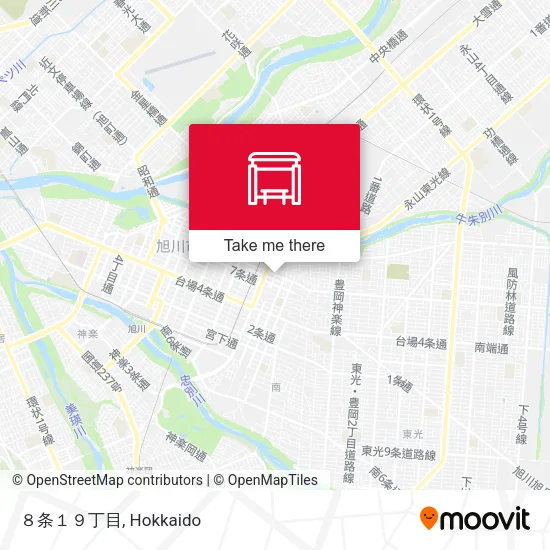 ８条１９丁目 map