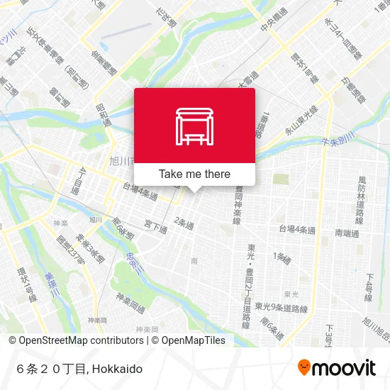 ６条２０丁目 map