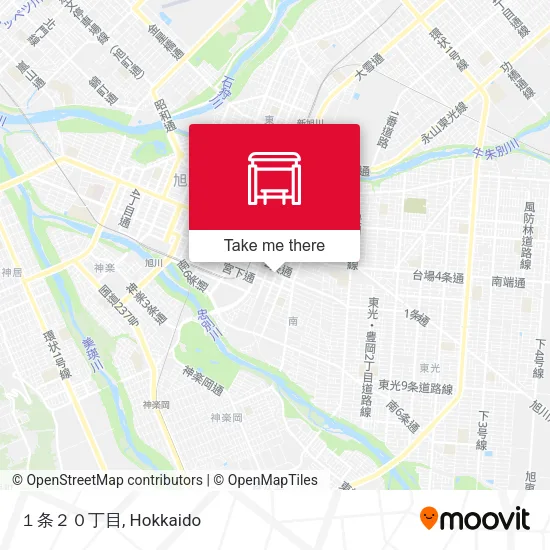 １条２０丁目 map