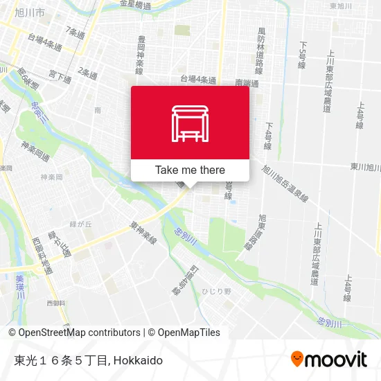 東光１６条５丁目 map