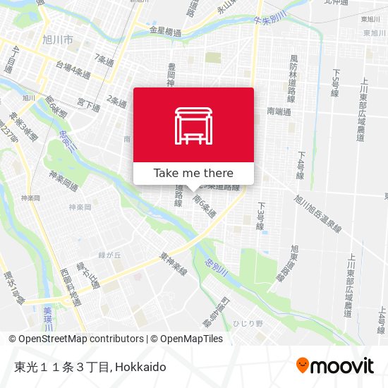 東光１１条３丁目 map