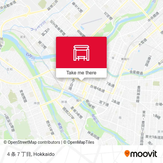 ４条７丁目 map