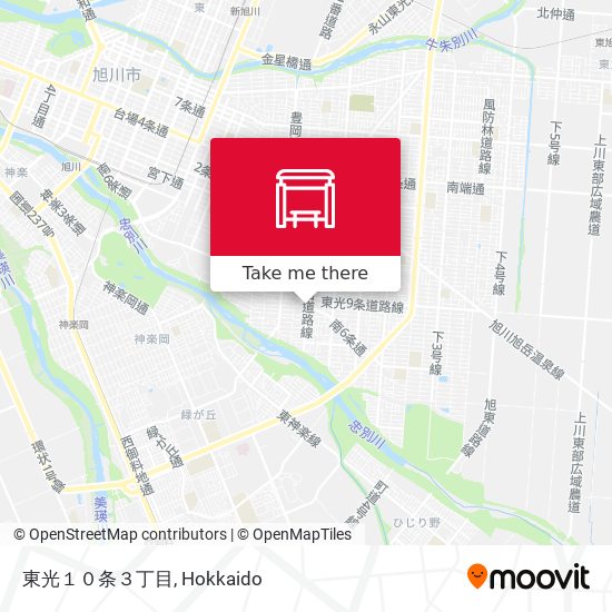 東光１０条３丁目 map