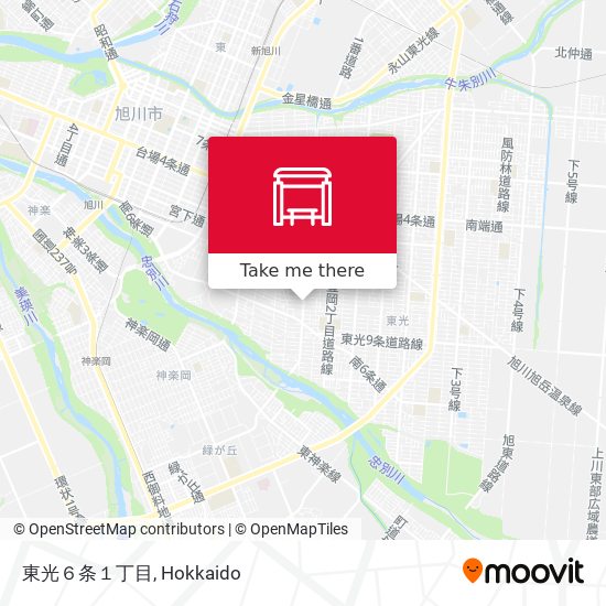 東光６条１丁目 map