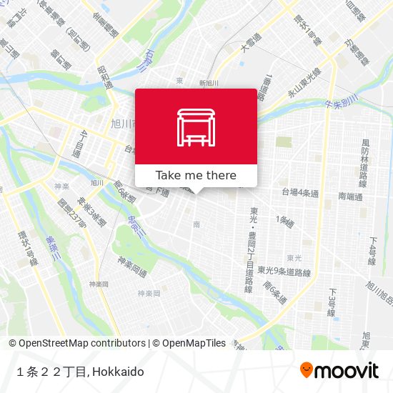 １条２２丁目 map